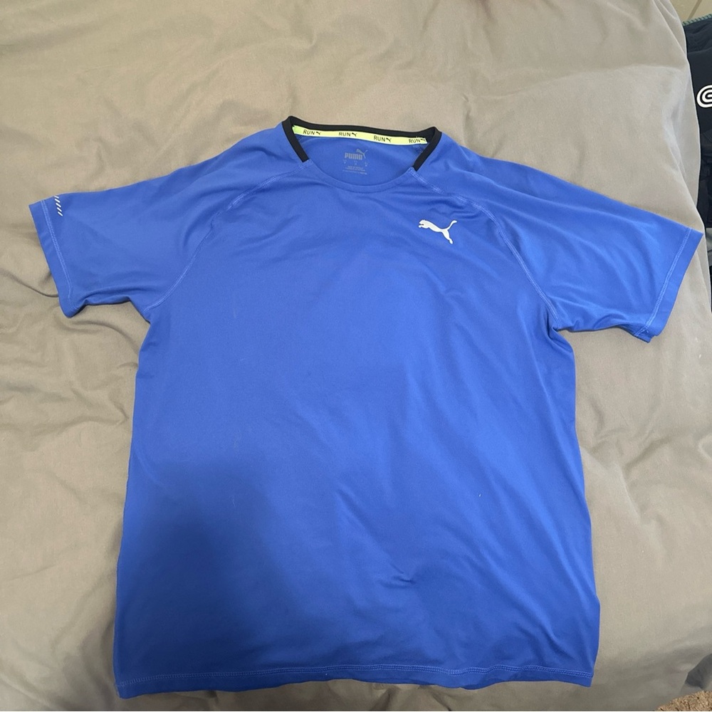 Puma Running CloudSpun Shirt Blue Men's Medium